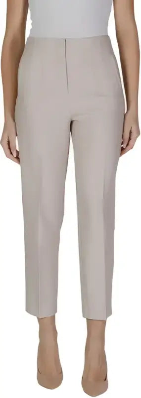 Only Pantaloni Donna - beige / 38_32 - Abbigliamento Pantaloni