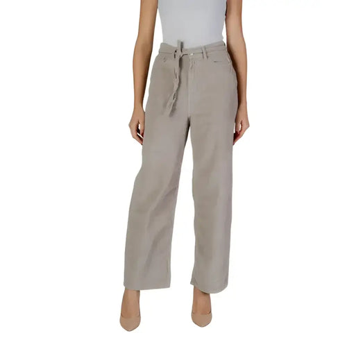 Only Pantaloni Donna - beige / L_32 - Abbigliamento Pantaloni