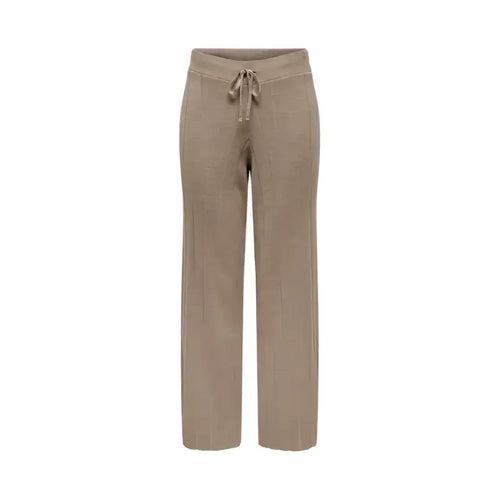 Only Pantaloni Donna - beige / S - Abbigliamento Pantaloni