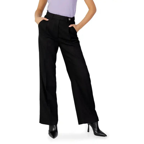 Only Pantaloni Donna - brown / 36 - Abbigliamento Pantaloni