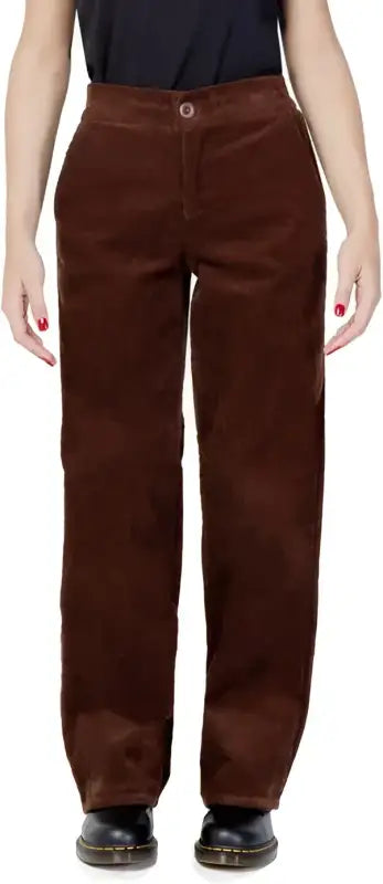 Only Pantaloni Donna - brown / XS_32 - Abbigliamento Pantaloni