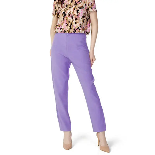 Only Pantaloni Donna - liliac / 34 - Abbigliamento Pantaloni
