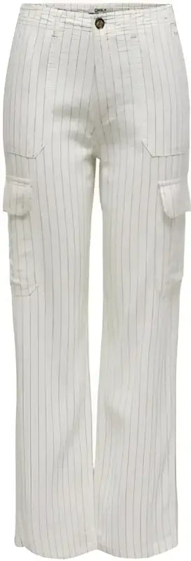 Only Pantaloni Donna - white / M_32 - Abbigliamento Pantaloni