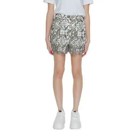 Only Shorts Donna - green / S - Abbigliamento Shorts