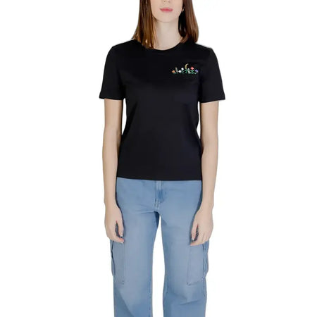 Only T-Shirt Donna - black / S - Abbigliamento T-shirt