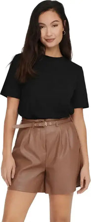 Only T-Shirt Donna - black / S - Abbigliamento T-shirt