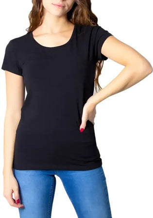 Only T-Shirt Donna - black / XS - Abbigliamento T-shirt
