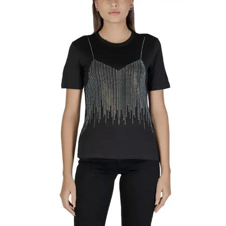 Only T-Shirt Donna - black / XS - Abbigliamento T-shirt