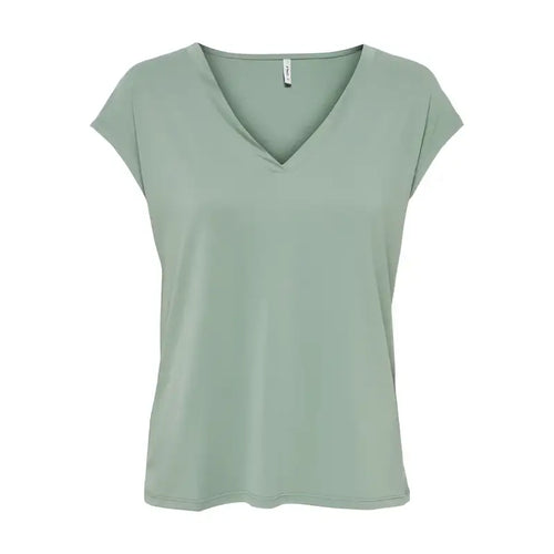 Only T-Shirt Donna - green / XL - Abbigliamento T-shirt