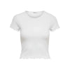 Only T-Shirt Donna - white / M - Abbigliamento T-shirt