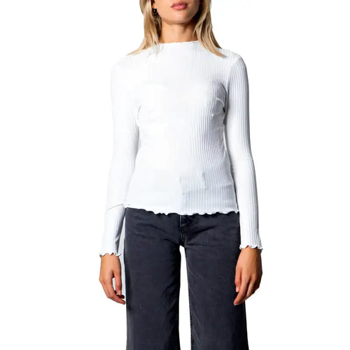 Only T-Shirt Donna - white / S - Abbigliamento T-shirt
