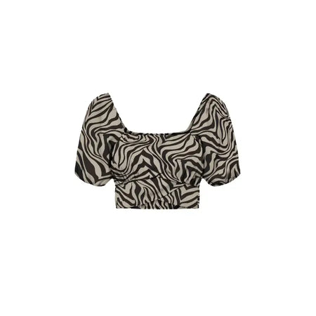 Only Top Donna - beige / M - Abbigliamento Top