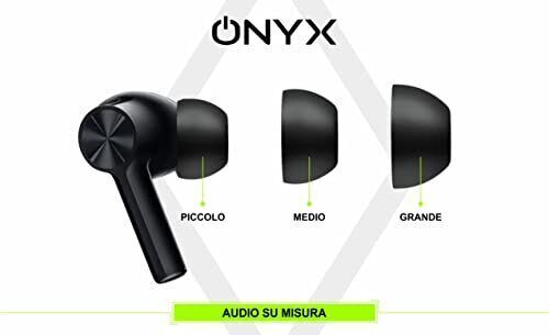 ONYX Auricolari Bluetooth wireless, 4 microfoni, controlli touch, compatibile con Android, iOS, iPhone, PC, TV, PS5 Elettronica/Cuffie auricolari e accessori/Cuffie/Cuffie In-Ear Grow Up - Casoria, Commerciovirtuoso.it