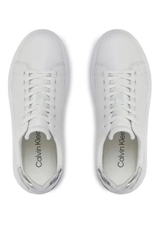 calvin klein Sneakers RAISED CUPSOLE LACE UP LTH BT da donna