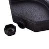 Base in plastica per ombrellone palo laterale marmette quadrate da riempire