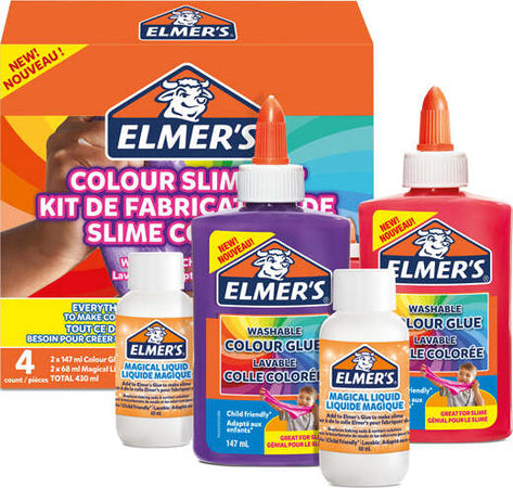 Opaco Slime Kit - Elmer's Cancelleria e prodotti per ufficio/Archivio ufficio e accessori per scrivania/Nastri colle elastici e graffette/Adesivi e colle/Adesivi spray Eurocartuccia - Pavullo, Commerciovirtuoso.it