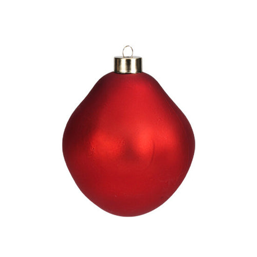Palline per albero di Natale in vetro colore rosso decorazioni natalizie