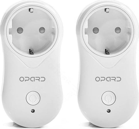Opard presa intelligente Wi-Fi Smart Plug Amazon Alexa per l' espansione del tuo Smart Home Systems (2 Pack), Bianco