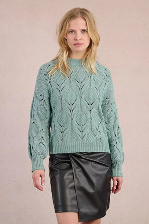 Pullover lavorato in maglia