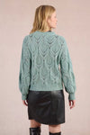 Pullover lavorato in maglia