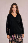 Pullover lavorato in maglia