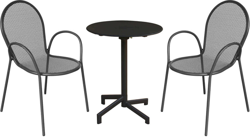 OPERA---set-tavolo-in-metallo-cm-Ø-60x74-h-con-2-sedute-Grigio-scuro-Milani-Home