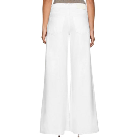 DONDUP pantaloni donna dondup - pantalone marlen - bianco da donna