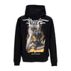PHOBIA Felpa Leggera Cappuccio Uomo Fiery Cobra Print Hoodie Black/orange da uomo