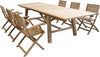 ORATOR---set-tavolo-in-teak-cm-160/240x90x77-h-con-6-sedute-Marrone-Milani-Home
