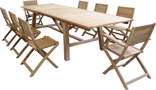 ORATOR---set-tavolo-in-teak-cm-160/240x90x77-h-con-8-sedute-Marrone-Milani-Home
