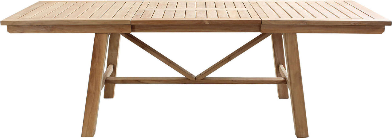 ORATOR---tavolo-da-giardino-allungabile-in-teak-220/300x100-Marrone-Milani-Home