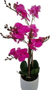 Orchidea artificiale fucsia con vaso decorazione natalizia per interno h 50 cm Casa e cucina/Decorazioni per interni/Addobbi e decorazioni per ricorrenze/Decorazioni natalizie/Ghirlande e corone MagiediNatale.it - Altamura, Commerciovirtuoso.it