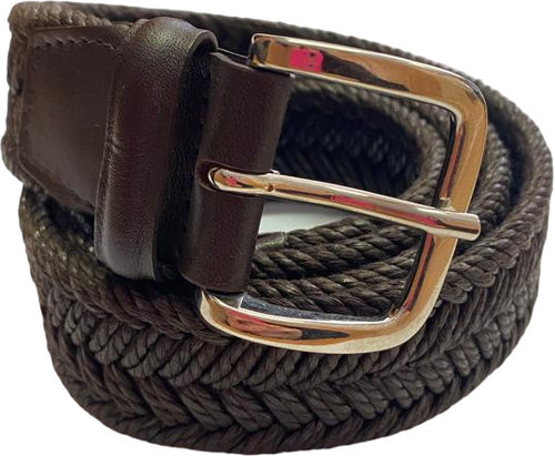Cintura uomo Orciani - Intrecciata Loop - Colore testa di moro