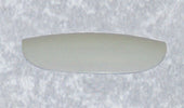 ORECA---1-MANIGLIA-SEMIOVALE-IN-ABS-VERNICIATA-BIANCA-56X32mm