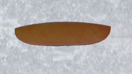 ORECA---1-MANIGLIA-SEMIOVALE-IN-ABS-VERNICIATA-MARRONE-56X32mm