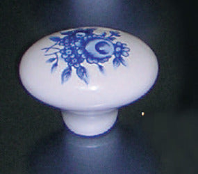ORECA---1-POMOLO-OVALE-IN-PORCELLANA-BIANCA-CON-FIORE-BLU-33X24mm