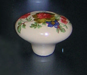 ORECA---1-POMOLO-OVALE-IN-PORCELLANA-CHAMPAGNE-CON-FIORE-33X24mm