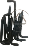 ORECA---10-CANCANI-QUADRI-A-PUNTA-IN-ACCIAIO-TEMPERATO-BLU-3,8X60MM