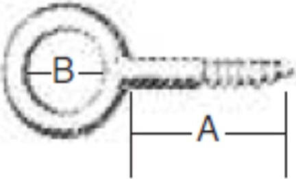 ORECA---10-OCCHIOLI-A-VITE-IN-FERRO-OTTONATO-12X5MM