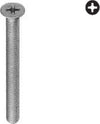 ORECA---10-VITI-PER-METALLO,-TESTA-PIANA-SVASATA-CON-IMPRONTA-A-CROCE---ACCAIO-INOX-6X25MM
