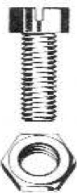 ORECA---10-VITI-PER-METALLO-TESTACILINDRICA-CON-DADO-ESAGONALE---3X40MM