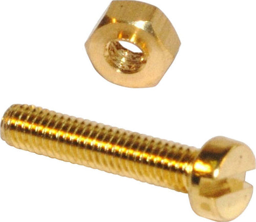 ORECA---12-VITI-PER-METALLO-TESTA-CILINDRICA-IN-OTTONE-LUCIDO-mm-4X30