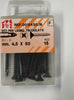 ORECA---15-VITI-PER-LEGNO-TRUCIOLATO-TESTA-PIANA-SVASATA-IMPRONTA-A-CROCE-PZ-4,5X50mm-IN-ACCIAIO-BRUNITO