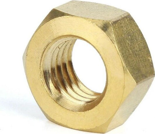 ORECA---18-DADI-ESAGONALI-IN-OTTONE-LUCIDO-M3