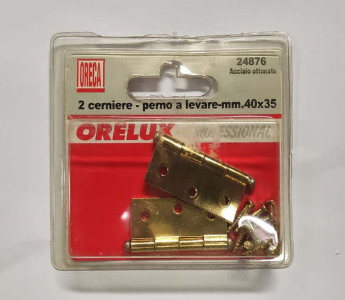 ORECA---2-CERNIERE-SEMILARGHE-CON-PERNO-A-LEVARE-40X35MM-FERRO-OTTONATO-2PZ