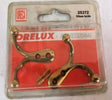 ORECA---2-GANCI-DOPPI-DA-MURO-40X19X50MM-OTTONE-LUCIDO
