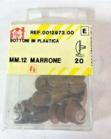 ORECA---20-BOTTONI-IN-PLASTICA-MARRONI-MM.12