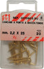 ORECA---20-CANCANI-A-PUNTA-PER-BACCHETTE-TENDE-IN-ACCIAIO-OTTONATO-2,2X25