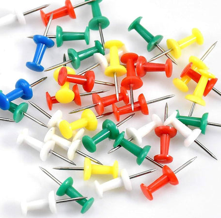 ORECA---20-SPILLI-PER-IMPIALLACCIATURE-TESTA-IN-PLASTICA-VARI-COLORI-MM10X22