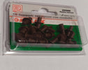 ORECA---20-SUPPORTI-REGGIPIANO-IN-PLASTICA-MARRONE---CON-RONDELLA-DI-5-6MM